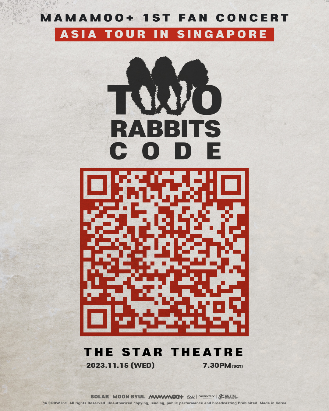 MAMAMOO+ 1ST FAN CONCERT [TWO RABBITS CODE] – ASIA TOUR – KBeats