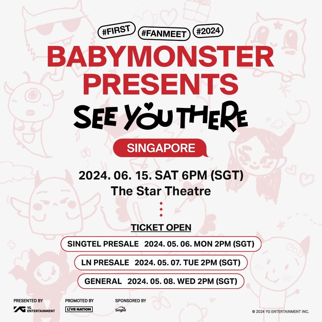 BABYMONSTER PRESENTS : SEE YOU THERE IN SINGAPORE – KBeats Singapore