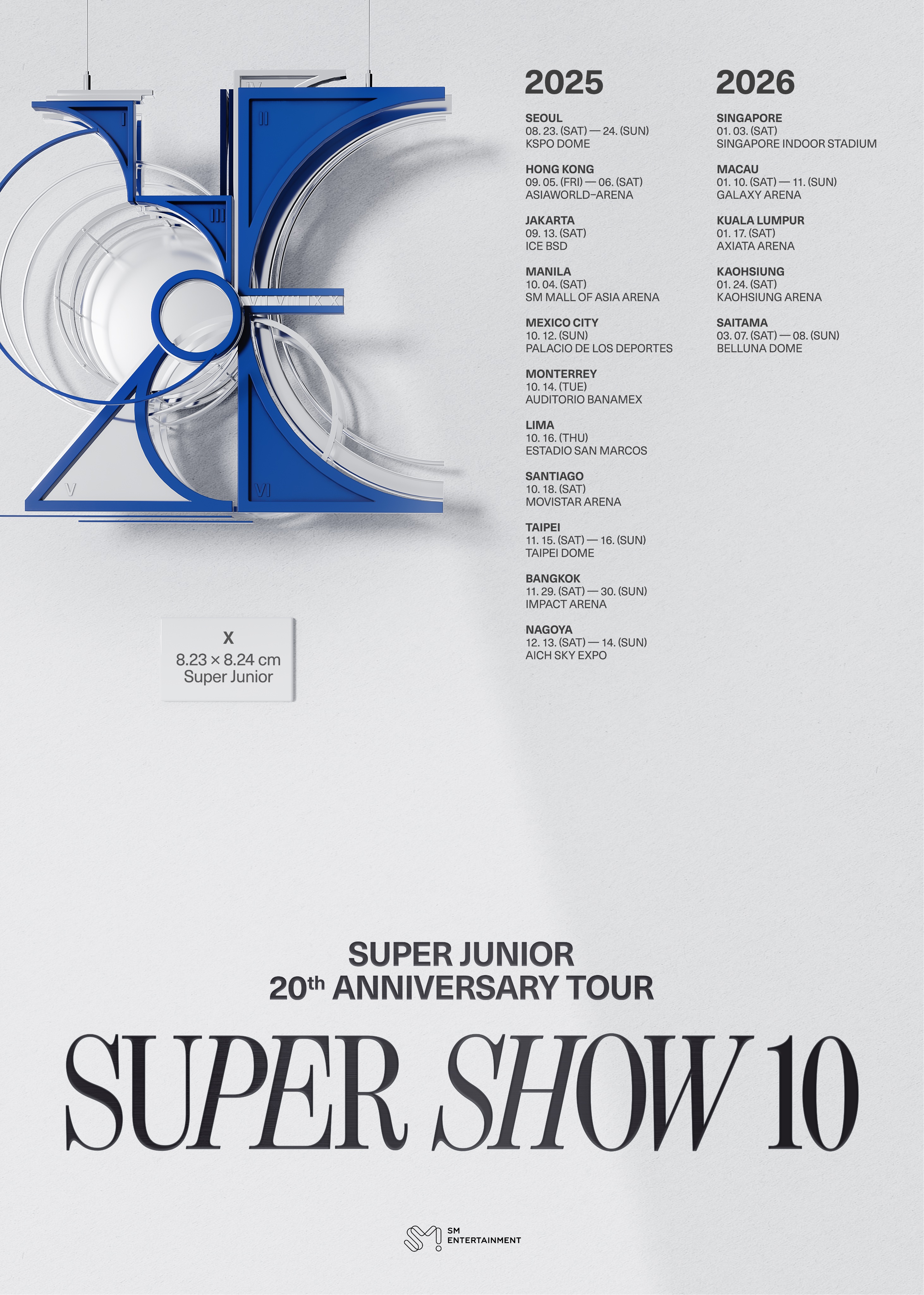 Super Junior Announces 20th Anniversary Tour 'SUPER SHOW 10', to