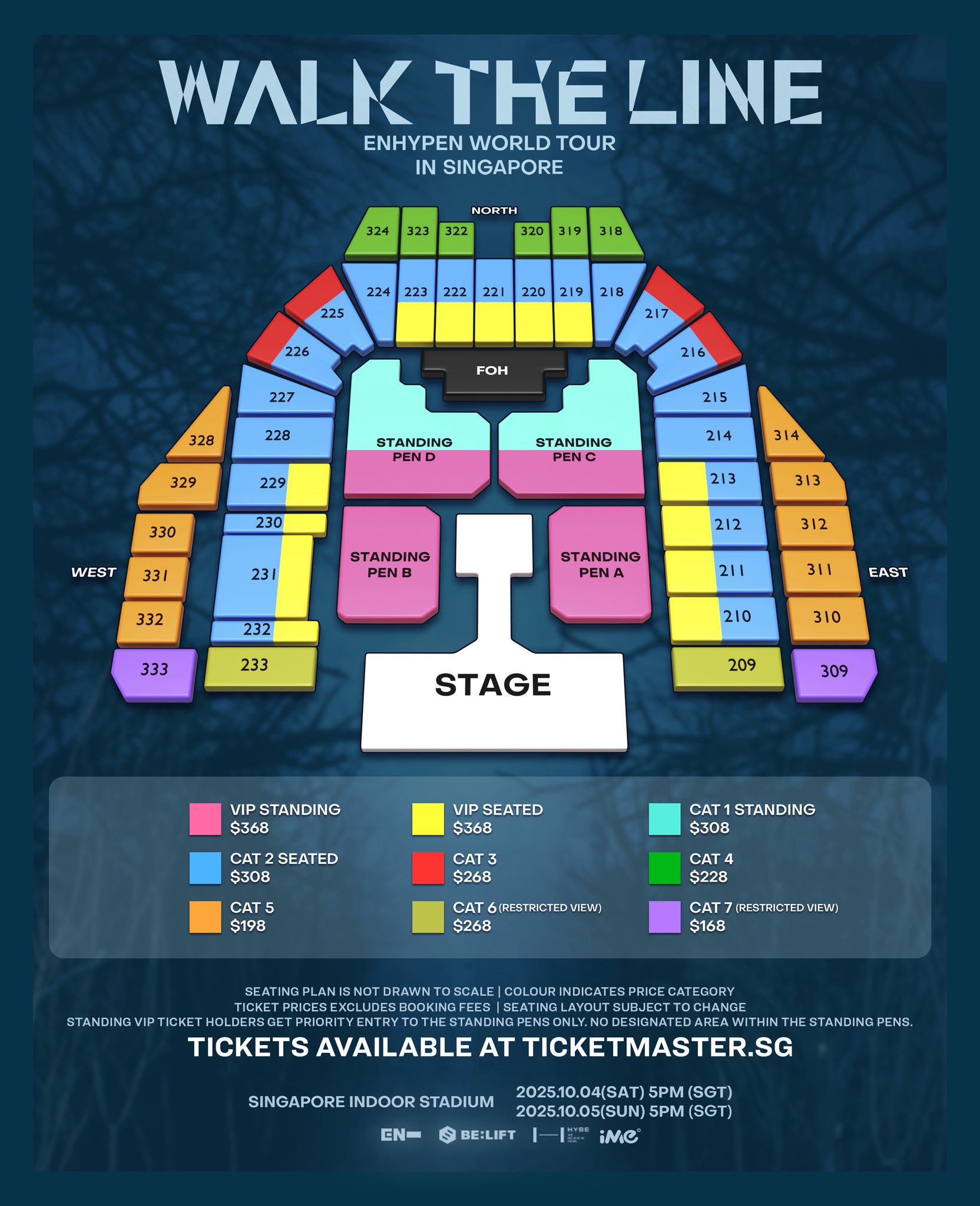 ENHYPEN WORLD TOUR 'WALK THE LINE' IN SINGAPORE – KBeats Singapore